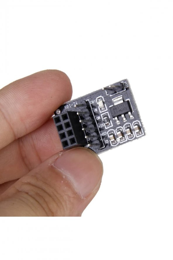 NRF24L01 Adaptör Kart  NRF24L01+PA+LNA 8 Pin Dönüştürücü Devre 12V - 4