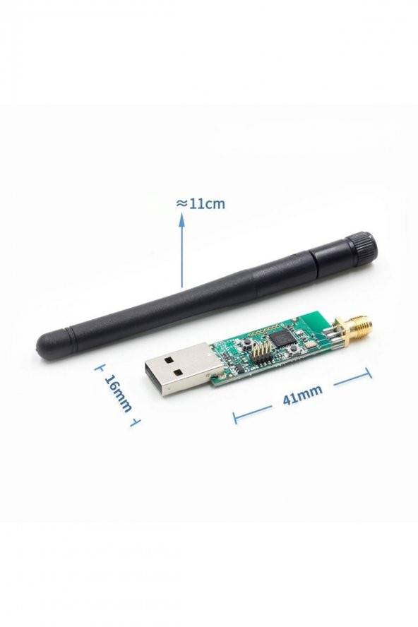 CC2531 USB Dongle + Anten  2.4Ghz Zigbee Wifi Bluetooth Kablosuz Data