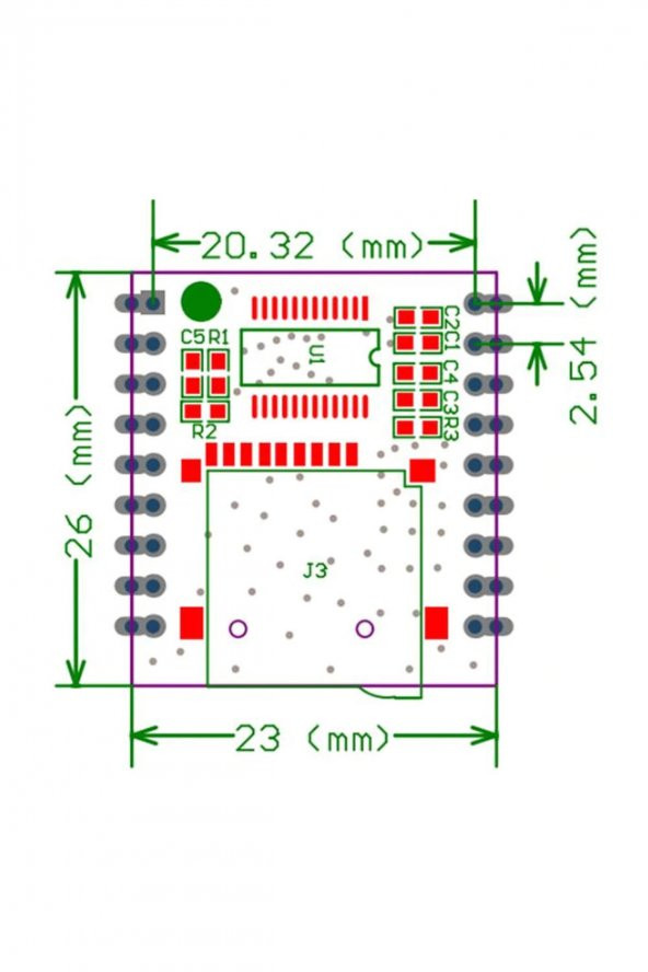 XY-V17B MP3 Wav Ses Çalma Modülü  Micro Sd 32Gb Hafıza FAT16 FAT32 24 Bit Dac - 8