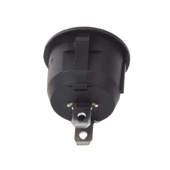 16mm Yuvarlak 2 Pin Anahtar Switch Mini Buton Kcd1 Siyah - 7