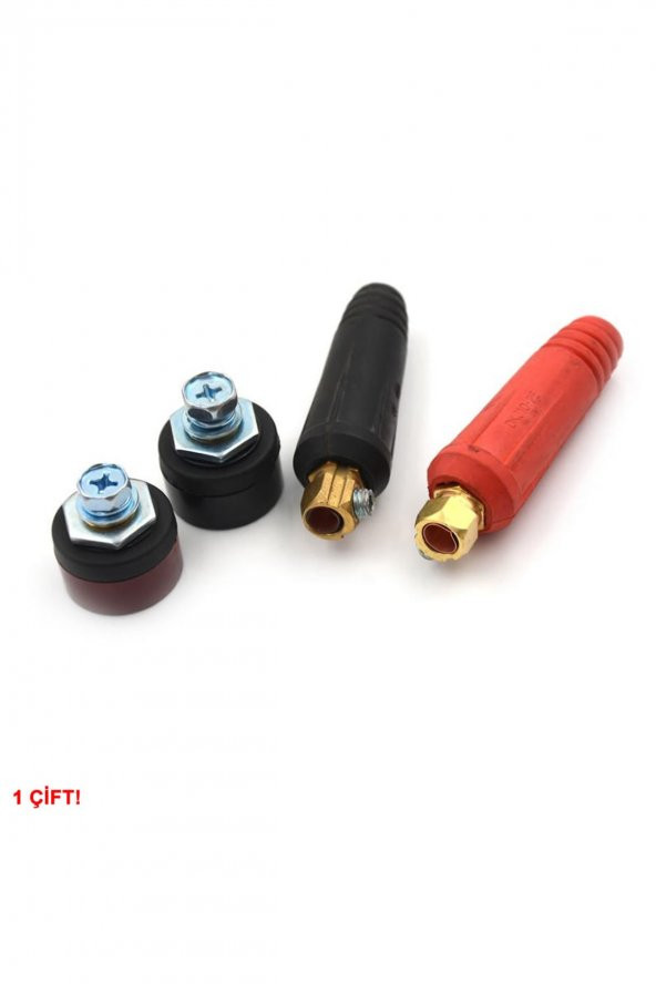 DKJ10-25 200A Konnektör Çift  10-25mm2 Kablo Yüksek Akım Kilitli Panel Tip Konnektör - 5