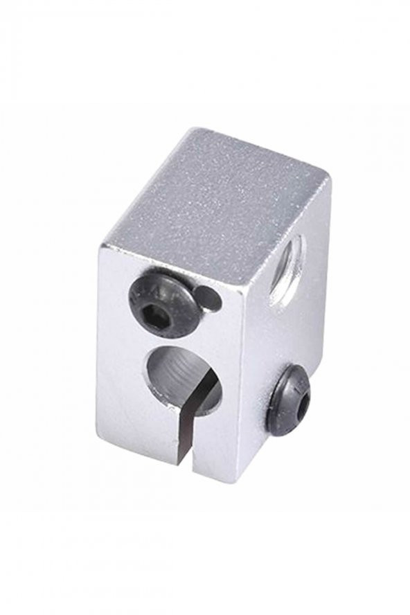 V6 3D Yazıcı Alüminyum Extruder Isıtıcı Blok  1.75 / 3.0mm Filament Uyumlu - 4