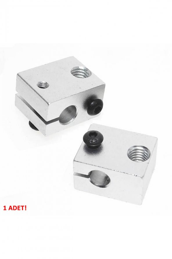 V6 3D Yazıcı Alüminyum Extruder Isıtıcı Blok  1.75 / 3.0mm Filament Uyumlu - 5