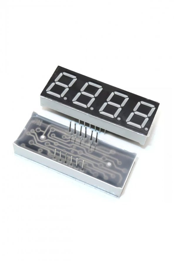 0.56" 4 Hane 7 Segment Led Ekran Kırmızı Ortak Katot  14mm 4 Digit Dijital Display Alfanümerik - 5