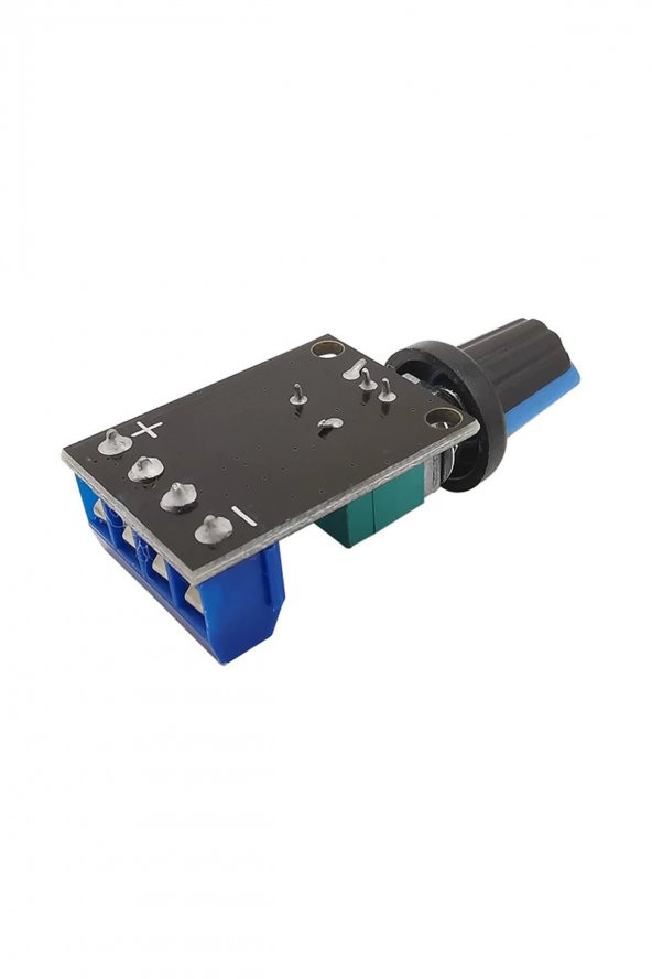 5V / 16V 10A Mini DC Motor Sürücü Hız Kontrol Devresi  0-100 Pot Kontrollü Pwm Açma Kapama - 7