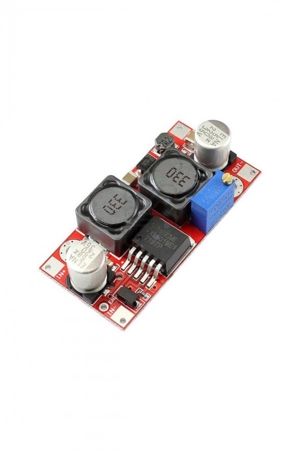 XL6019 Ayarlı Güç Kaynağı Modülü 3A 30V  Otomatik Ayarlanabilir Voltaj Yükseltici Düşürücü - 4