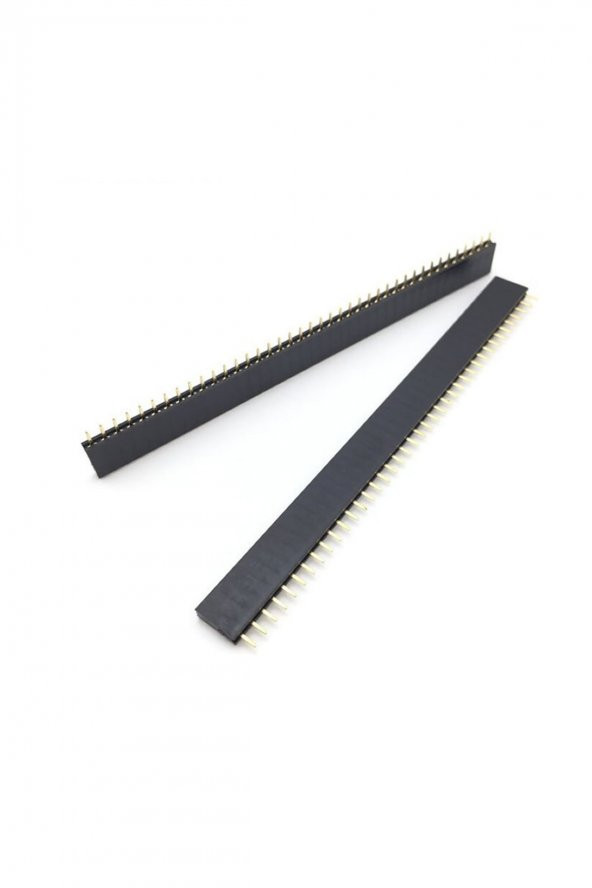 4 Adet 1x40 Pin Dişi Header  Tek Sıra 2.54mm 180 Derece Kesilebilir Bölünebilir - 6