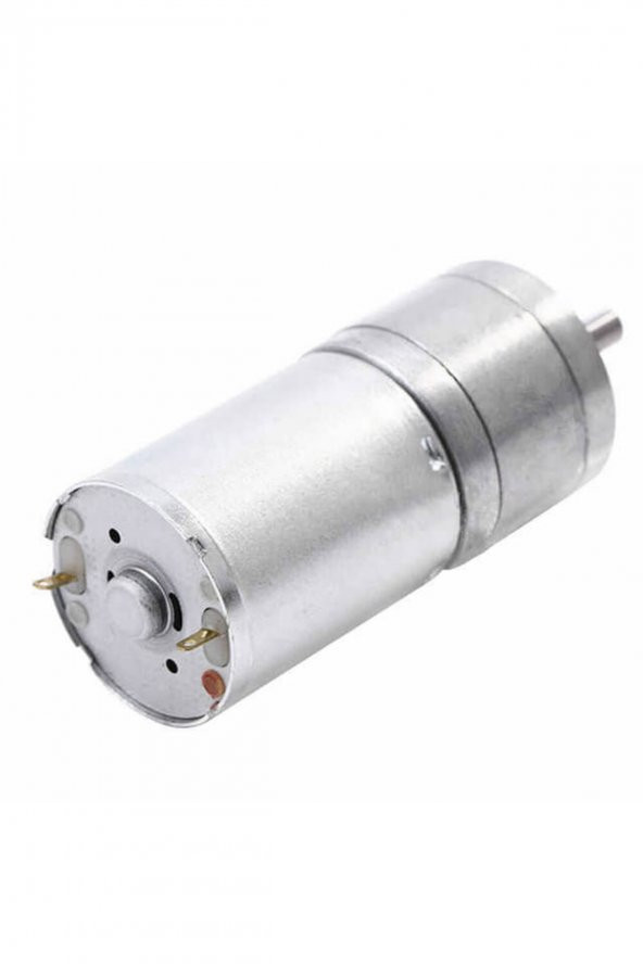 12V 620Rpm JGA25-370 Redüktörlü DC Motor  Metal Dişli Yüksek Tork Kuvvet 25mm Robot Oyuncak - 6
