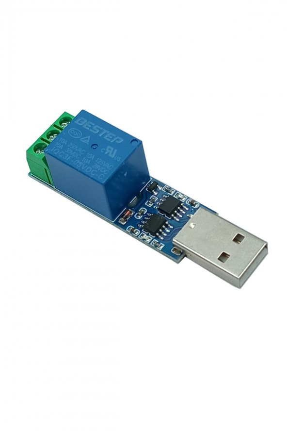 1 Kanal USB Röle Kontrol Modülü Lcus1  Bilgisayardan Cihaz Açma Kapama CH340 Com Seri Port - Resim 3