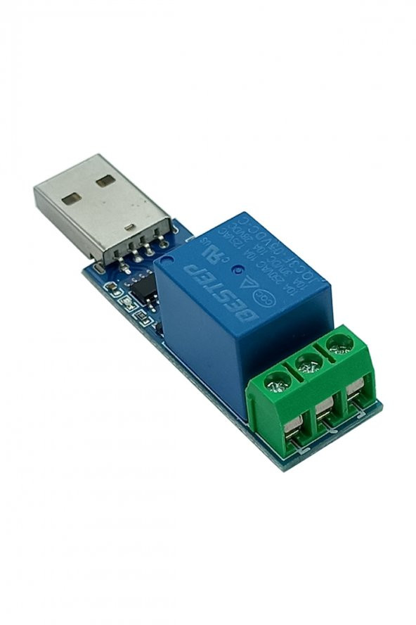 1 Kanal USB Röle Kontrol Modülü Lcus1  Bilgisayardan Cihaz Açma Kapama CH340 Com Seri Port - Resim 4