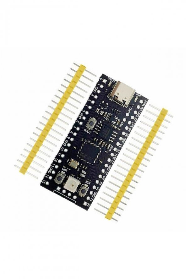 Raspberry Pi Pico RP2040 16Mb Modül  Type C Dual Core 264Kb Arm Cortex-M0+ Micro Kontrolör - 4
