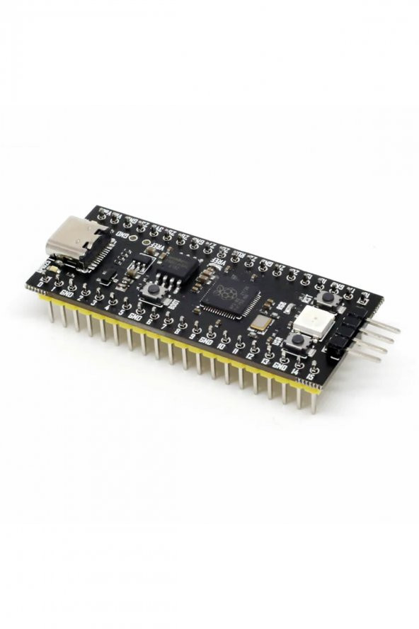 Raspberry Pi Pico RP2040 16Mb Modül  Type C Dual Core 264Kb Arm Cortex-M0+ Micro Kontrolör - 5