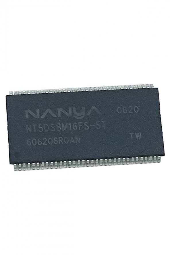 Nanya NT5DS8M16FS-5T 128Mb DDR SDRAM  2.5V 66 Pin TSOP 8M x 16 Clock 200MHz