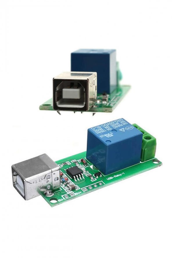 1 Kanal USB Röle Kontrol Modülü  Bilgisayardan Cihaz Açma Kapama Hid Usb NO NC 220V 10A - 4
