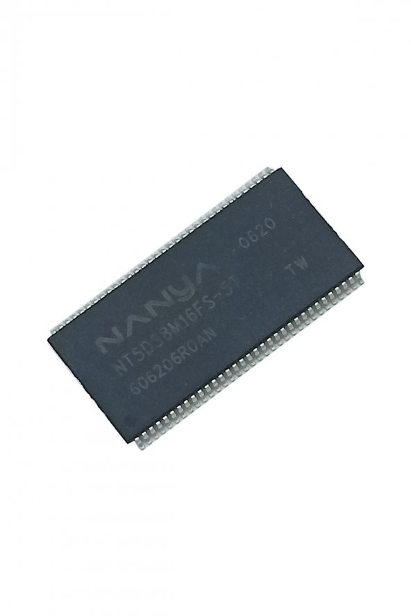 Nanya NT5DS8M16FS-5T 128Mb DDR SDRAM  2.5V 66 Pin TSOP 8M x 16 Clock 200MHz - 3