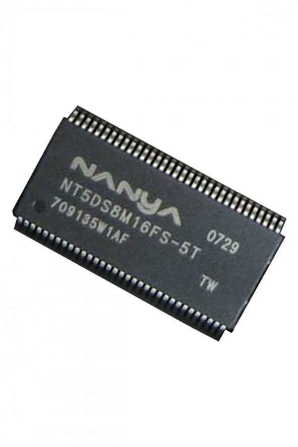 Nanya NT5DS8M16FS-5T 128Mb DDR SDRAM  2.5V 66 Pin TSOP 8M x 16 Clock 200MHz - 4