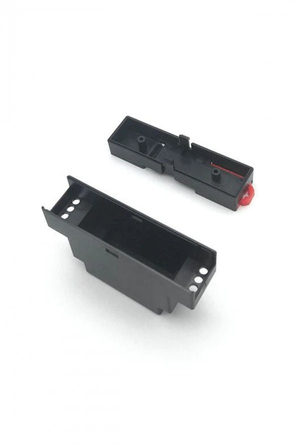 Ray Tip Siyah Plastik Kutu 24 x 59 x 88mm  Elektronik Devre Proje Prototip Sigorta Röle Otomasyon - 2