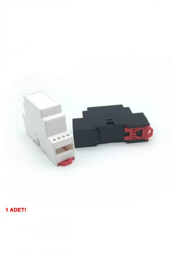 Ray Tip Siyah Plastik Kutu 24 x 59 x 88mm  Elektronik Devre Proje Prototip Sigorta Röle Otomasyon - 7