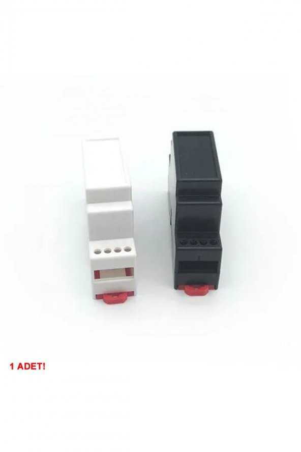 Ray Tip Siyah Plastik Kutu 24 x 59 x 88mm  Elektronik Devre Proje Prototip Sigorta Röle Otomasyon - 8