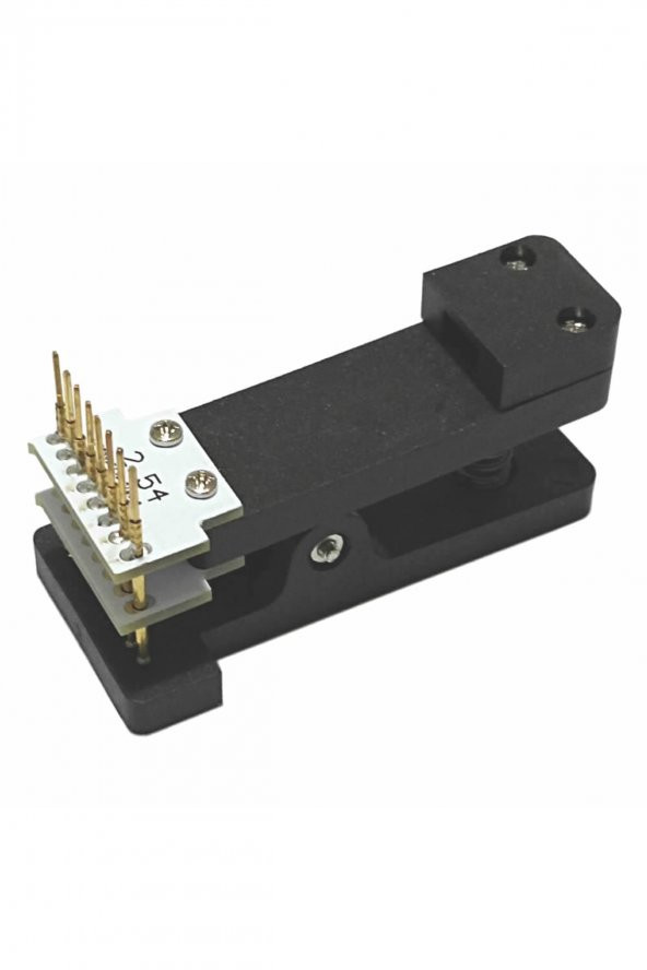 8 Pin Programlama Aparatı  2.54mm Pogo Pin Yaylı Mandal Klips Seri Üretim Entegre - 5