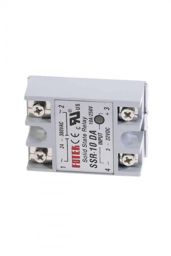 SSR-10DA SSR Röle  10A AC 24-380V Tek Fazlı Solid State Röle Elektronik Anahtar - 3