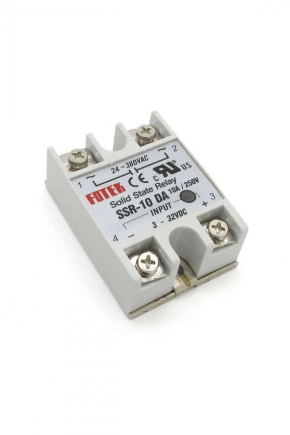 SSR-10DA SSR Röle  10A AC 24-380V Tek Fazlı Solid State Röle Elektronik Anahtar - 7