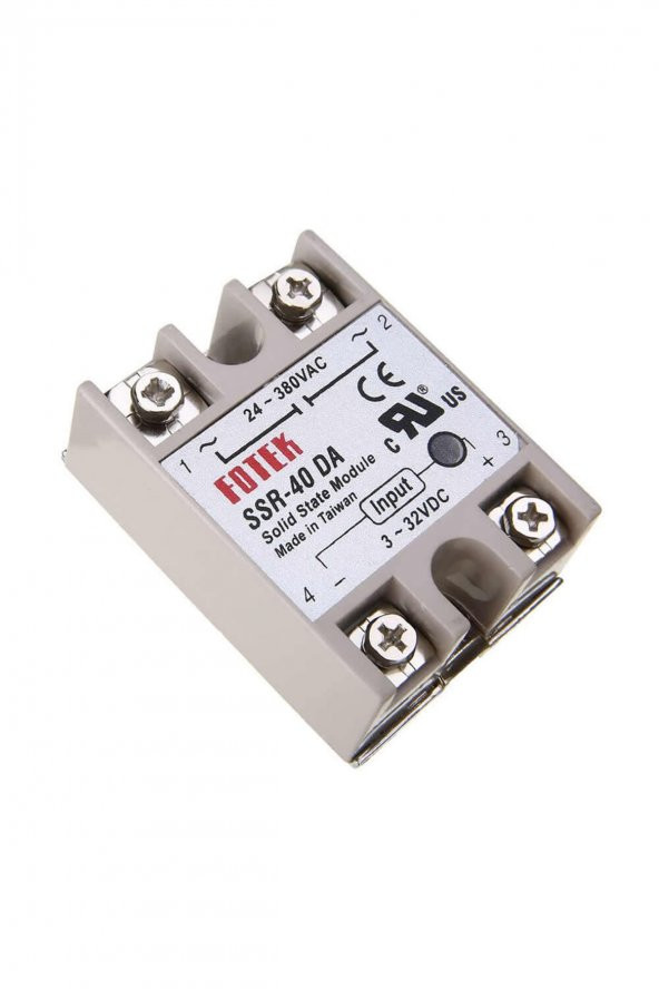 SSR-40DA SSR Röle  40A AC 24-380V Tek Fazlı Solid State Röle - 5