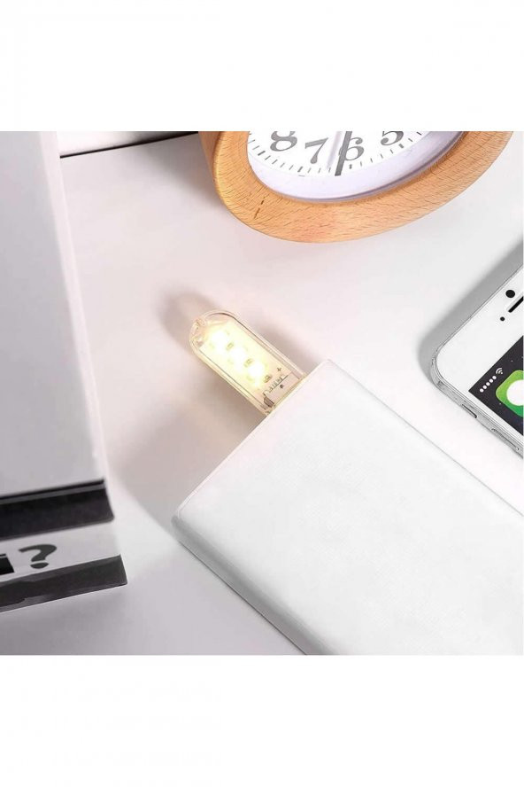 Mini Usb Led Lamba 5730 Smd 3 Led Anahtarlık Portatif Taşınabilir Gece Lambası - 3