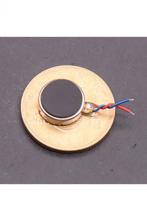 Titreşim Motoru 8mm 0834  12000 Rpm DC 2V/5V Küçük Telefon Oyuncak - 6