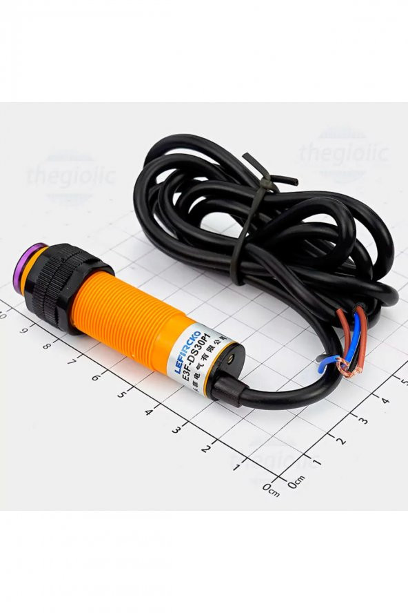 E3F-DS30P1 IR Kızılötesi Mesafe Sensör  PNP NO İnfrared Optik 30cm Engel Cisim Algılayıcı - 3