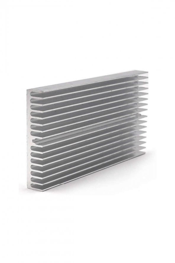 6cm x 10cm x 1cm Alüminyum Metal Soğutucu Blok  Radyatör Amfi Led Entegre Transistor Vga Ram Memory - 2