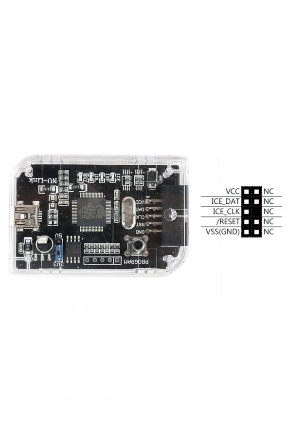 Nuvoton Nu-Link ICP Programlayıcı  ARM Cortex M0 M4 Nu Micro Emülatör Swd Uart Downloader - 6