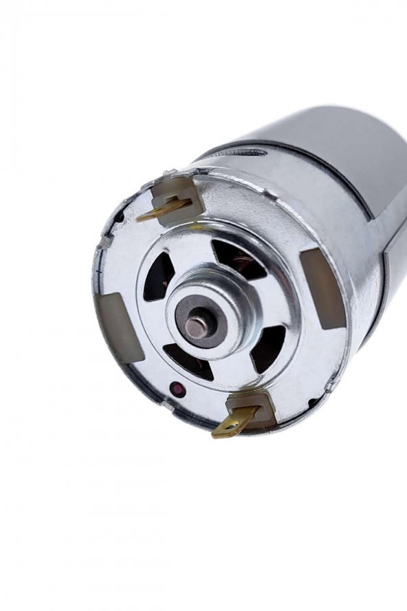 RS555 DC Motor 12V 7500Rpm  Yüksek Hız Tork Matkap Torna CNC Router Motor Dairesel - 7