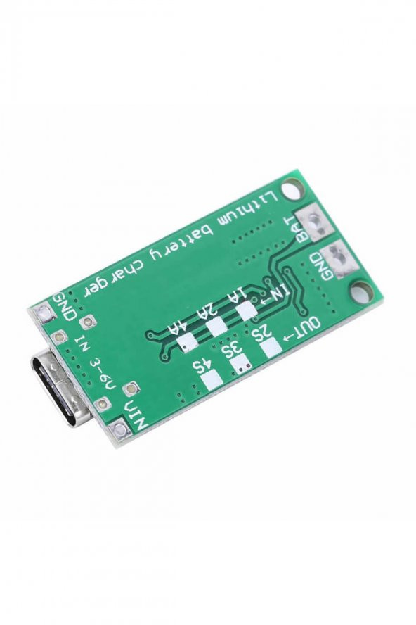 4S 16.8V 1A Lityum Pil Şarj Modülü  Type C 18650 Li-Ion Batarya Step-Up Boost Pda Mp3 Mp4 - 7