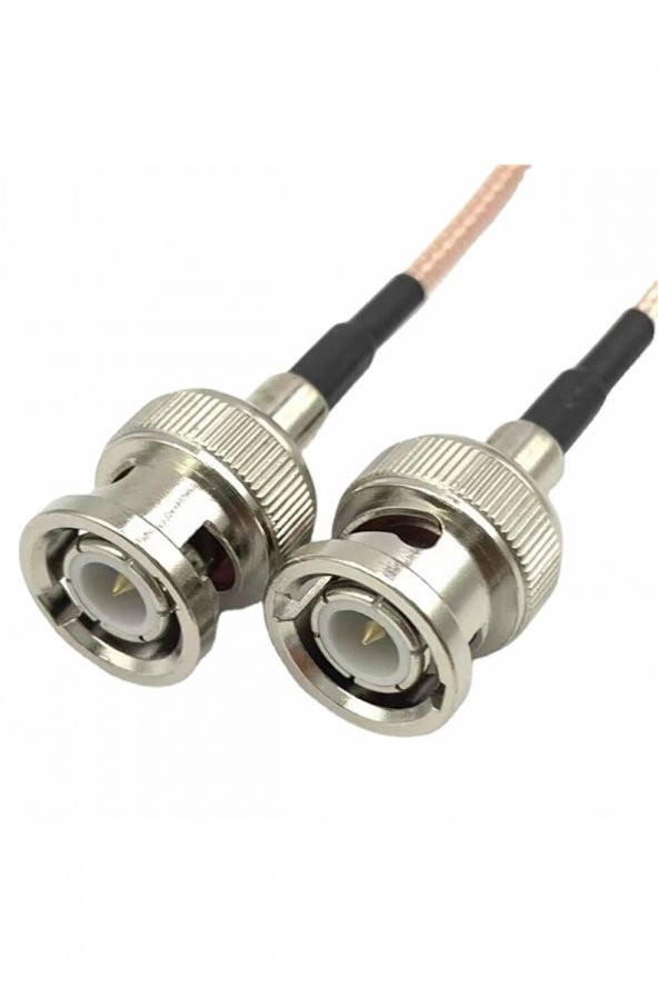50cm RG316 BNC Erkek Erkek Kablo  50ohm Koaksiyel Uzatma Bağlantı Osiloskop Labaratuar - 7