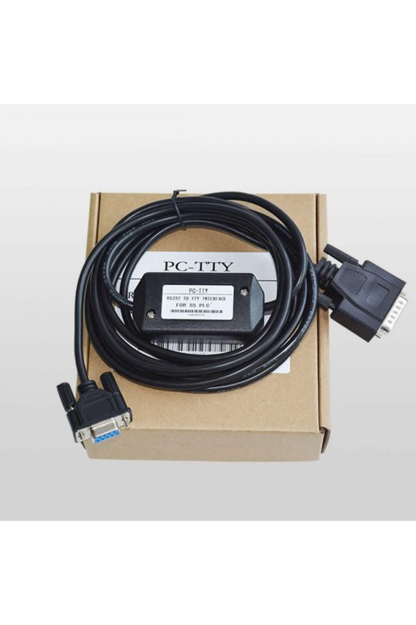 PC-TTY Siemens S5 Serisi PLC Kablo  DB9 to DB15 Programlama Kablosu - 5