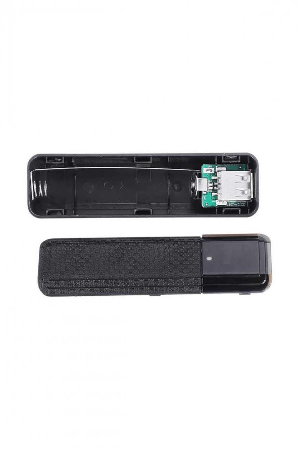 Usb Powerbank Devreli Kutu Mobil Güç Kaynağı DIY 3.7V 18650 Lityum Pil Batarya Akü Micro Usb - 2