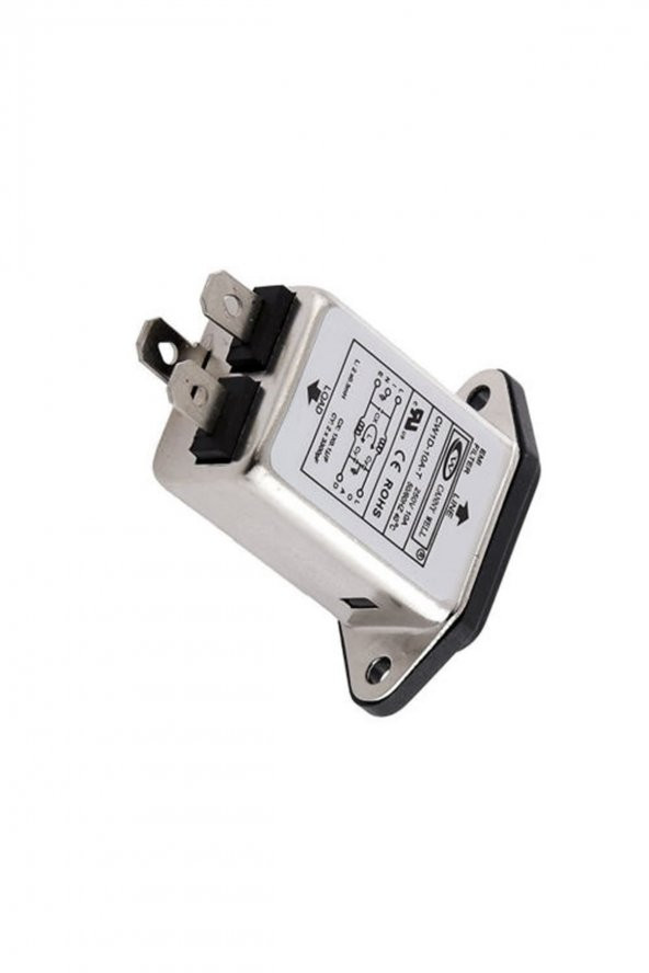 CW1D-10A-T AC 250V 10A C14 Erkek Soket EMI Filtreli  Hat Şebeke EMC RFI Gürültü Bastırıcı Azaltıcı - 6