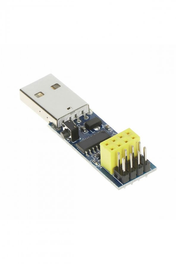 ESP-01 CH340 Usb Bağlantı Adaptörü Reset Butonlu  Esp01 Esp8266 Esp-01s Wifi Modül Ayar - 7