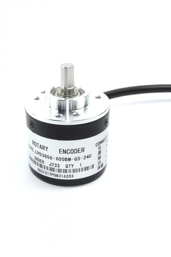 LPD3806-600BM-G5-24C 600 Pals Optik Enkoder  DC 5V-24V Rotary Döner Encoder, AB 2 Fazlı Motor