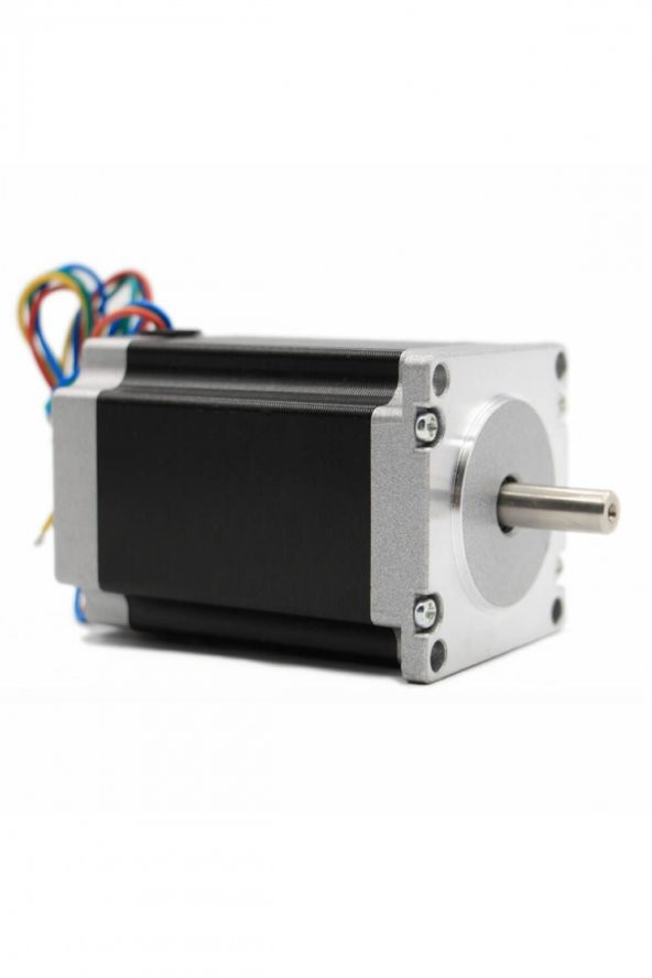 57HS8230 Nema 23 Step Motor 2.2Nm 3.6V 3A 6mm Mil 2 Faz 1.8 Derece 200 Adıım 3D Yazıcı Printer - 5