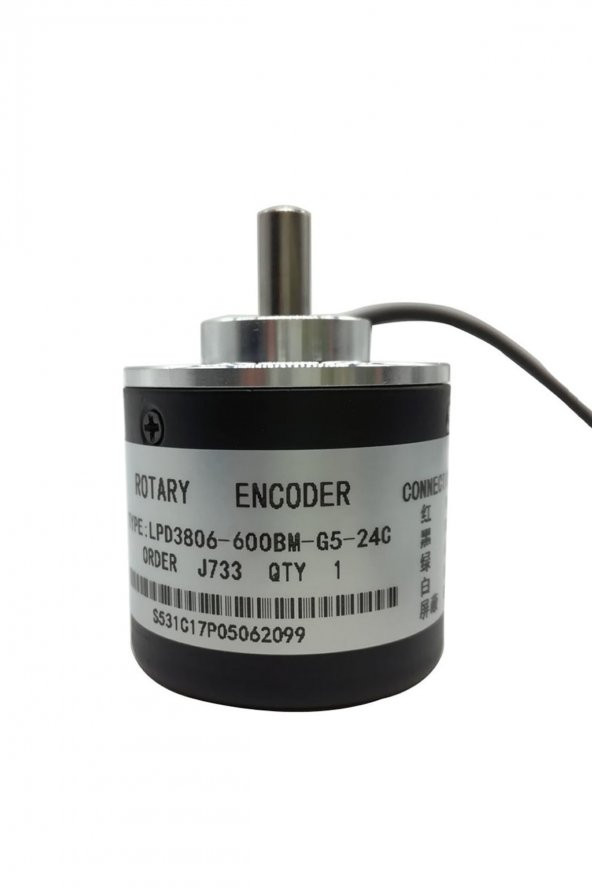 LPD3806-600BM-G5-24C 600 Pals Optik Enkoder  DC 5V-24V Rotary Döner Encoder, AB 2 Fazlı Motor - 4
