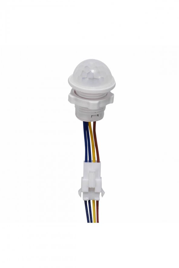 220V PIR Hareket Sensörü 25cm Kablolu  Led Lamba Tavan Işık Merdiven Otomatik Armatür Projektör - 4