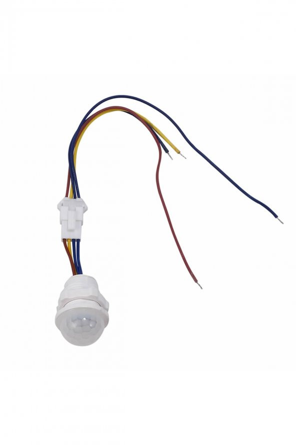 220V PIR Hareket Sensörü 25cm Kablolu  Led Lamba Tavan Işık Merdiven Otomatik Armatür Projektör - 5