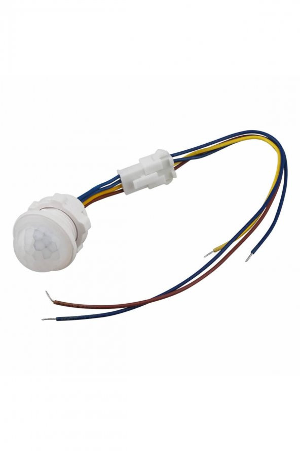 220V PIR Hareket Sensörü 25cm Kablolu  Led Lamba Tavan Işık Merdiven Otomatik Armatür Projektör - 7