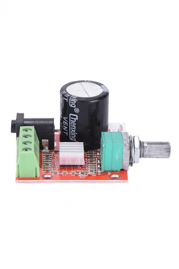 PAM8610 2x 10W Stereo Amplifikatör Modül  DC 6-15V Class D Amfi Devresi Ses Kontrol Potu  4 8 Ohm - 5