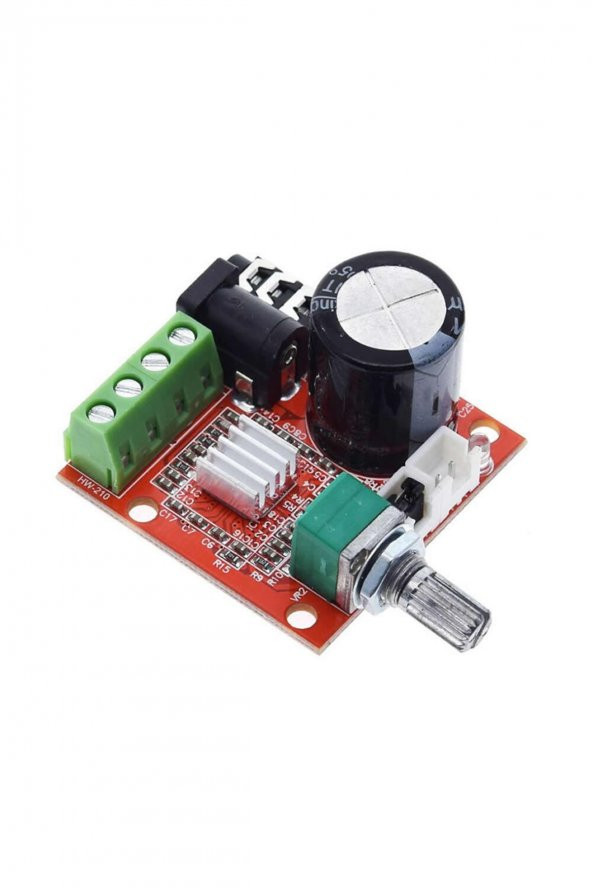 PAM8610 2x 10W Stereo Amplifikatör Modül  DC 6-15V Class D Amfi Devresi Ses Kontrol Potu  4 8 Ohm - 6