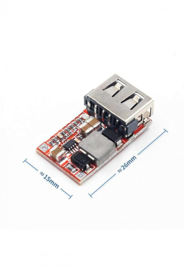 6-24V to 5V 2A USB Voltaj Düşürücü HW384 Mini Usb Çıkış Şarj Taşınabilir Güç Kaynağı Araba Mobil DC - 2