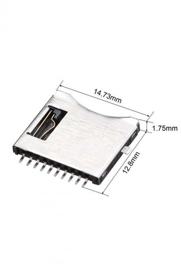 Micro SD Kart Soketi Micro SD Kart Soketi Hafıza Kartı Microsd Kart Bellek Yaylı Kart Algılayıcı 8+2 - 4