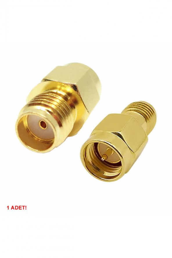 SMA Erkek to SMA Dişi Adaptör Soket  Altın Kaplama Soket 0-6GHz RF Wi-Fi Anten FPV Lora Helium PRS - 3
